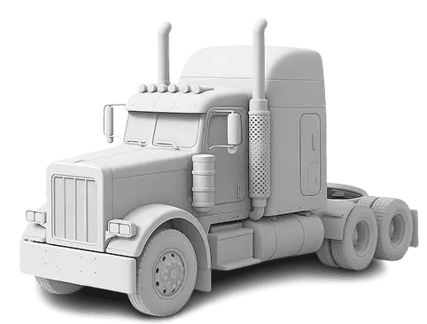 Commercial truck managed through SanderBell maintenance operations